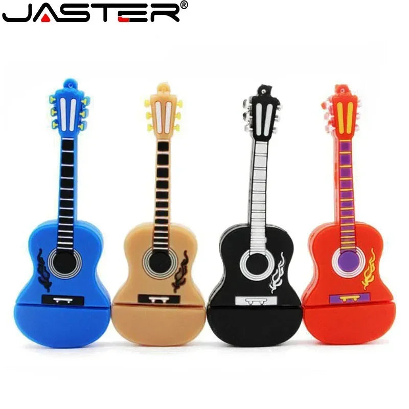 JASTER Music Model USB Flash Drive Guitar Pen Drive Violin Pendrive Cello Memory Stick Beth U Disk Free Key Chain 16GB 32GB 64GB