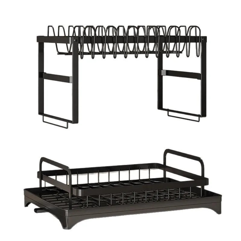 Kitchen Shelf Dishes and Dishes Storage Rack Drain Rack Household Multifunctional Bowl Rack Dish and Chopsticks Storage Rack
