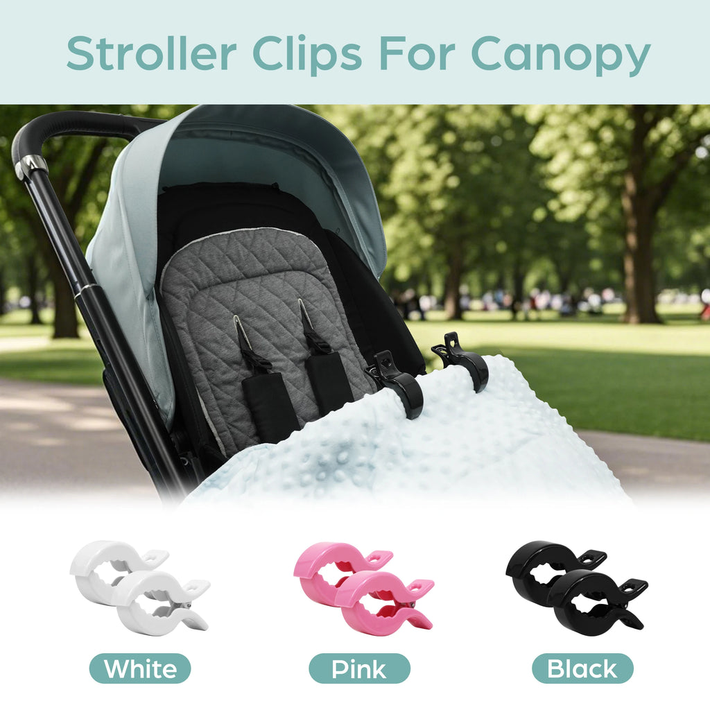 Multicolor Baby Stroller Clips Crocodile Anti-Drop Clamps for Blankets,Universal Pram/Car Seat Accessories