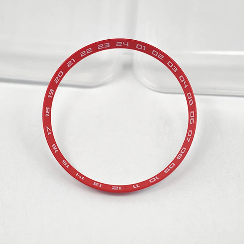 30.5mm Watch Chapter Rings Fit SKX007 SKX009 SRPD Watch Case Plastic Inner Ring NH35 NH36 Movement Men's Watch Parts Replace