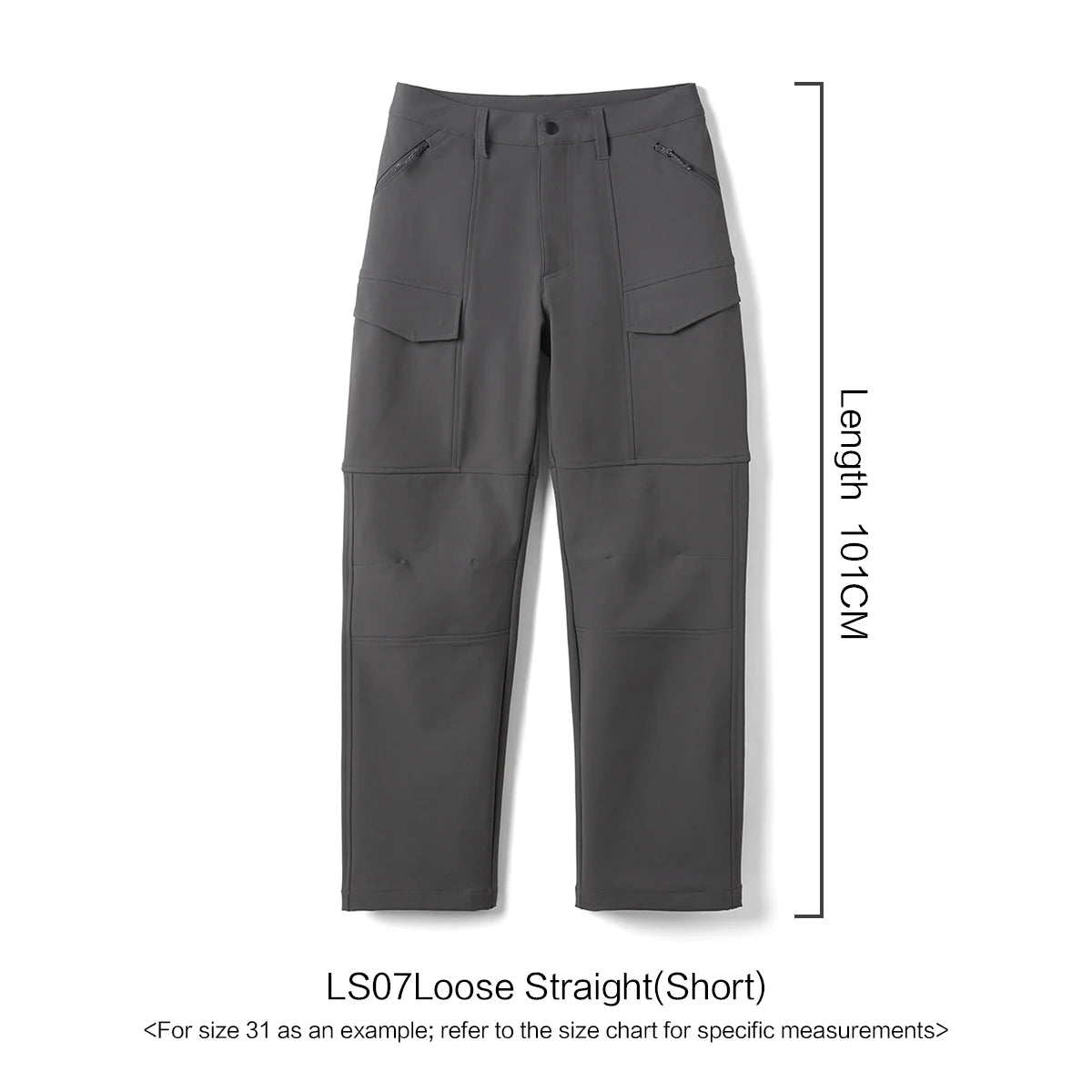SIMWOOD 2026 Spring New Loose Straight Water Repellent Softshell Pants Men Elastic Hiking Trouser