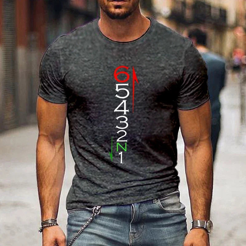 T Shirts Men Clothing 1N23456 Motorcycle Gear Biker Print T-shirts Casual Men's T-Shirt Summer Short Sleeve T-Shirt Men Clothing