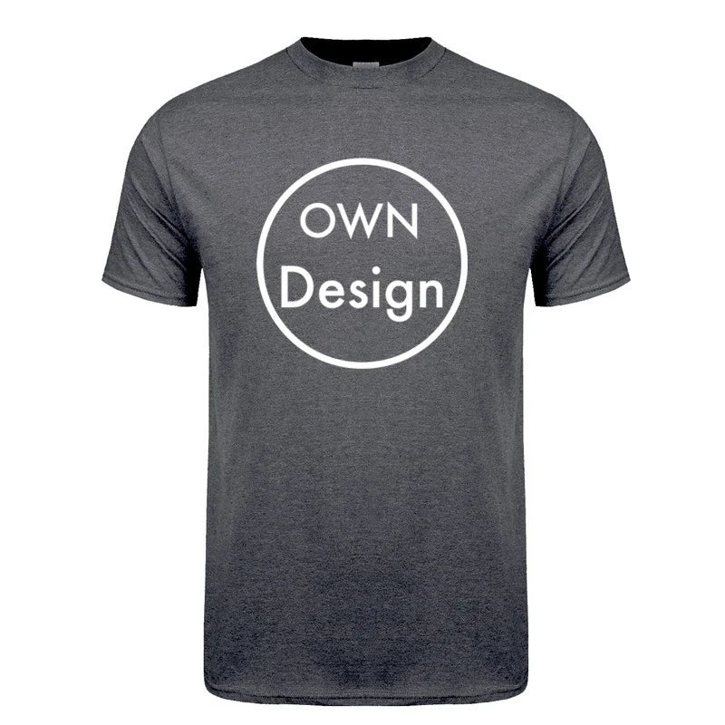 Custom T Shirt Make Your Design Logo Text T-shirt Men Women Customized Print Original Design Gifts Tshirt Streetwear Clothing