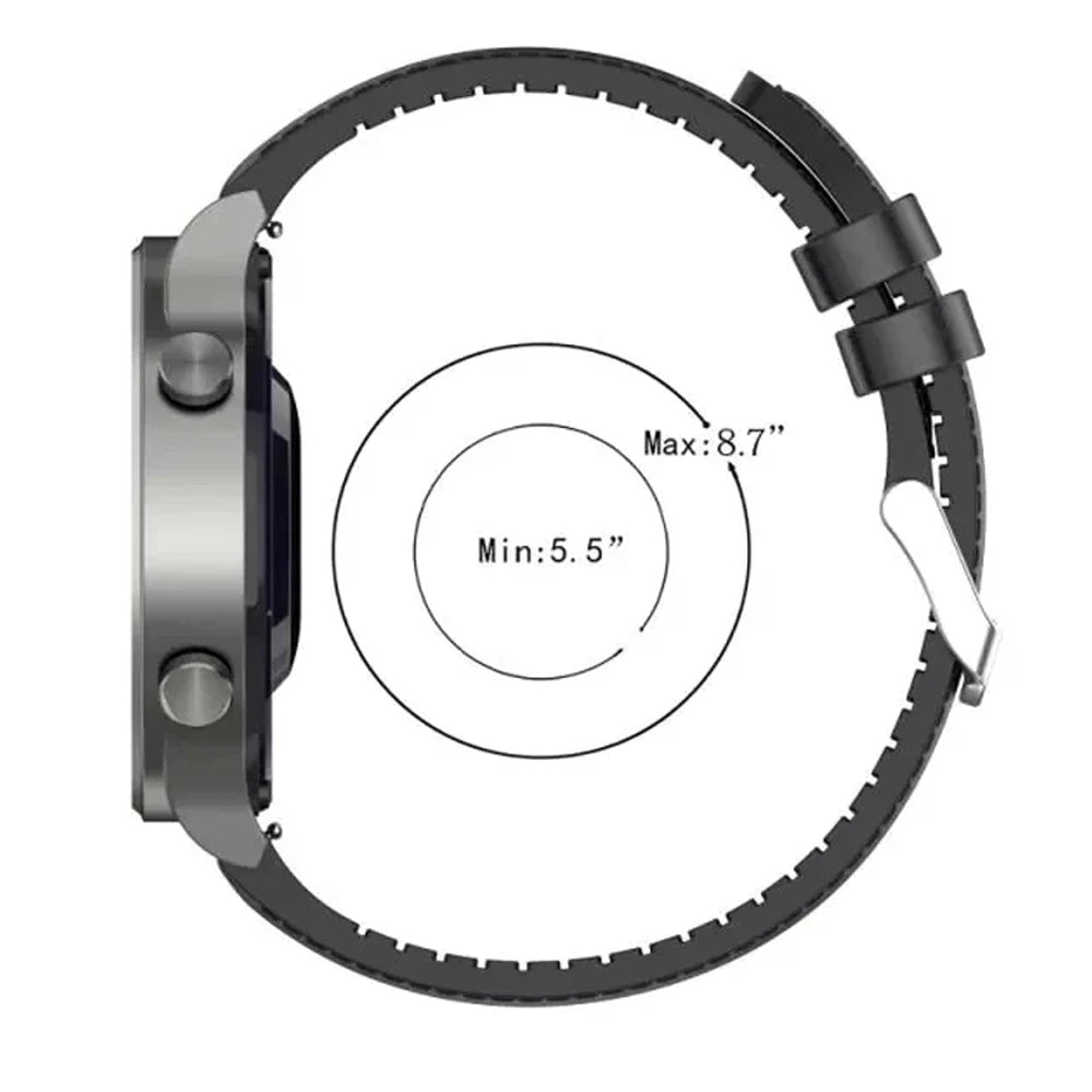 Replacement 22mm Strap For Huawei Watch GT6 6Pro GT5 GT 4 3 2 46mm Watch 5 4 Pro Smartwatch Leather Silicone Bracelet Wristbands