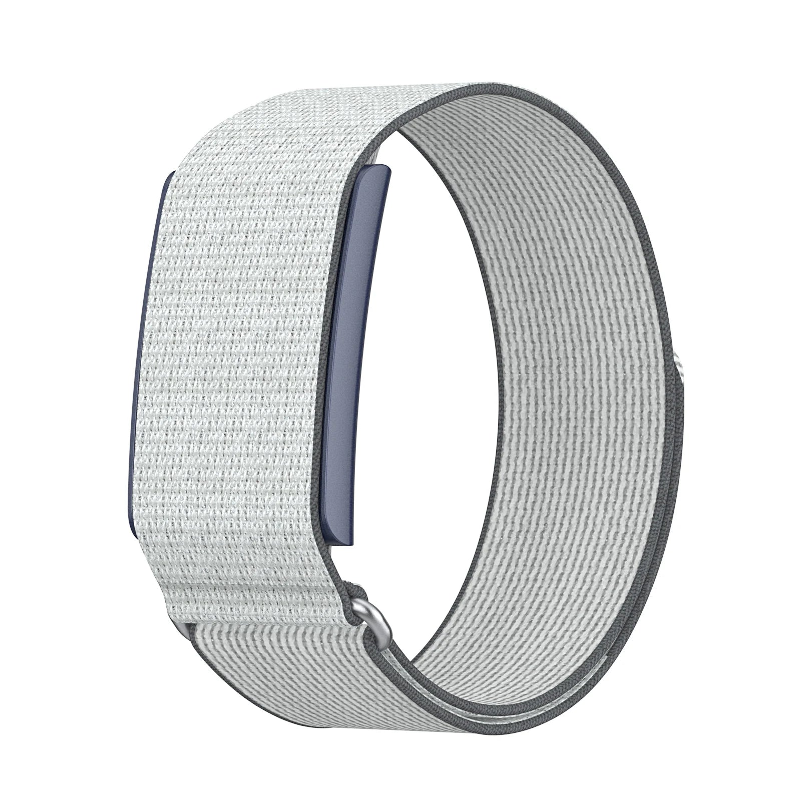 Full Coverage Nylon Elastic Armband Wristband for Amazfit Helio Adjustable Genuine Leather Hook and Loop Water-Resistant Strap