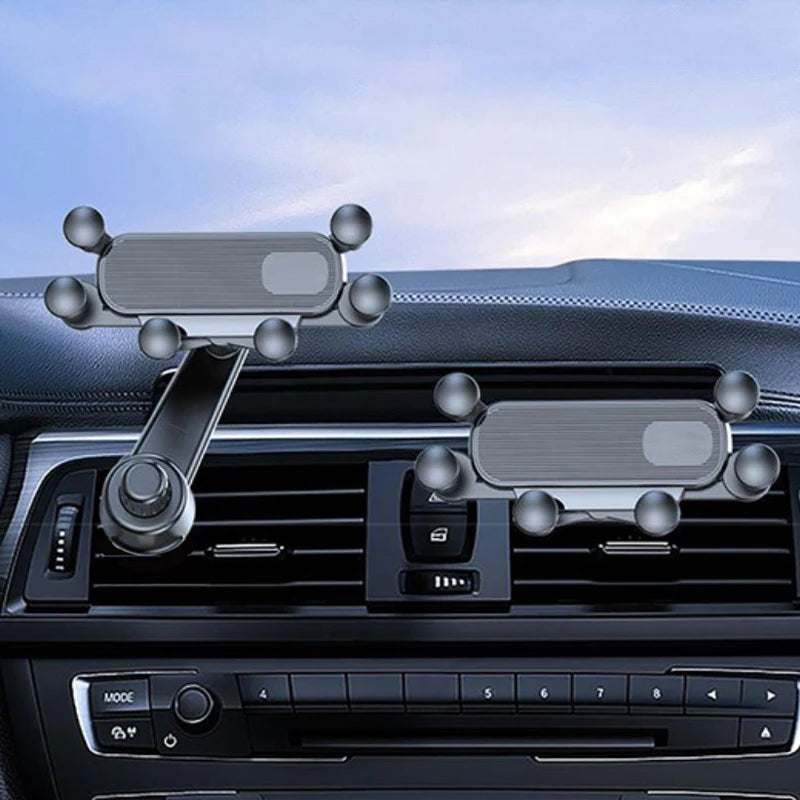 SEAMETAL Gravity Car Phone Holder Car Air Vent Phone Mount Universal Shockproof GPS Clip Smartphone Stand for Car Accessories