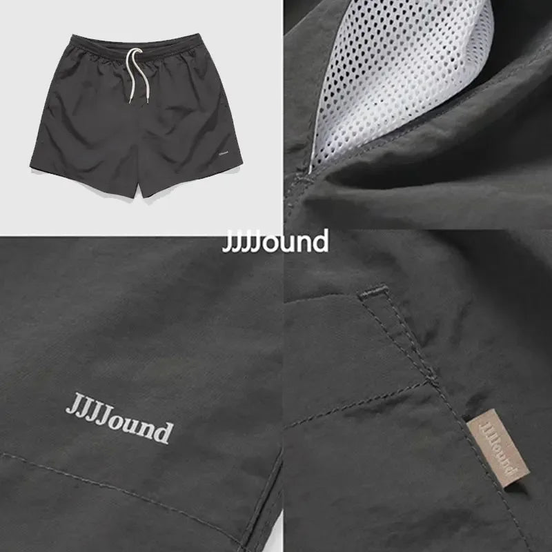 JJJJOUND joint nylon solid color classic quick-drying shorts drawstring loose sports beach pants men and women couple trend