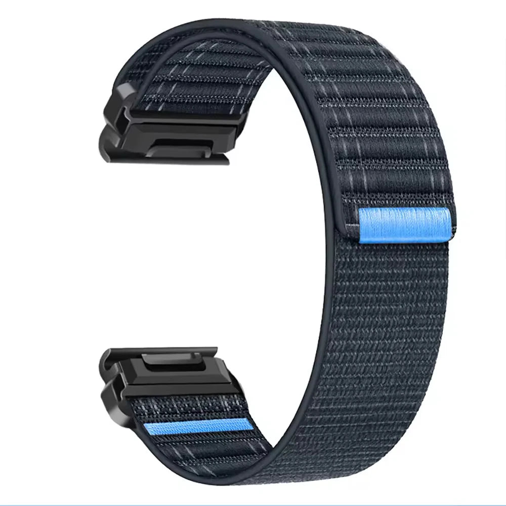 26mm 22mm Nylon QuickFit Strap For Garmin Fenix 8 8Pro E 7 7X 6 6X 5X/Forerunner 970 965/Enduro 3/Instinct 3 2X Sport Watch Band