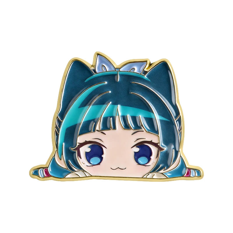 Maomao Light Novel Brooch Enamel Pins  Cute Japanese Anime Cartoon Character Brooches Lapel Badge Jewelry Gift for Fans Friends
