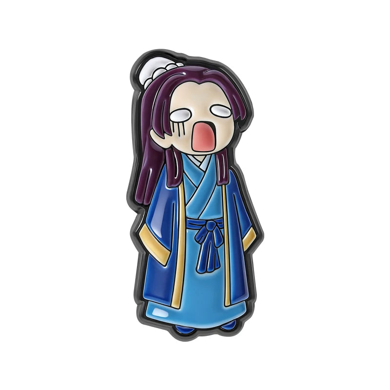 Maomao Light Novel Brooch Enamel Pins  Cute Japanese Anime Cartoon Character Brooches Lapel Badge Jewelry Gift for Fans Friends