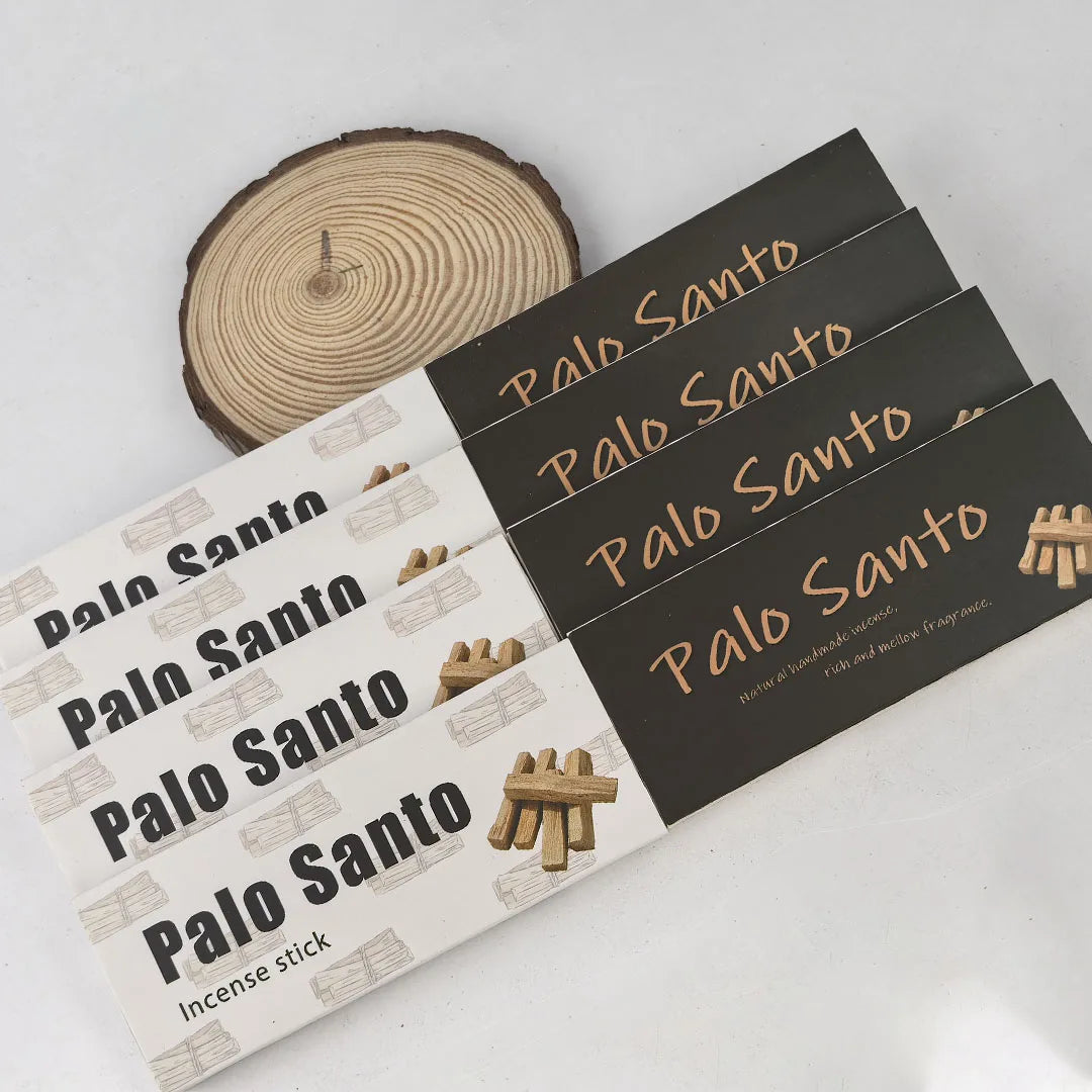 44Pcs/Box Thick 0.28cm Incense Sticks, Palo Santo Incense Sticks, Made from Natural Incense Powder, Suitable for Home, Yoga, Leisure, Reading, Hiking, Gatherings, and Travel, Essential Aromatherapy, Purifies the Air