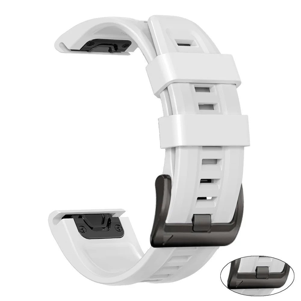 Fenix8 Watch Band For Garmin Fenix 8 Pro 47mm 51mm E 7 7X 6 6X/Epix Pro/Tactix8 970 965 QuickFit 22mm 26mm Sports Silicone Strap