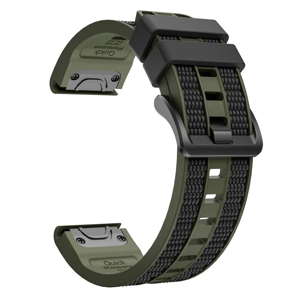 Fenix8 Watch Band For Garmin Fenix 8 Pro 47mm 51mm E 7 7X 6 6X/Epix Pro/Tactix8 970 965 QuickFit 22mm 26mm Sports Silicone Strap