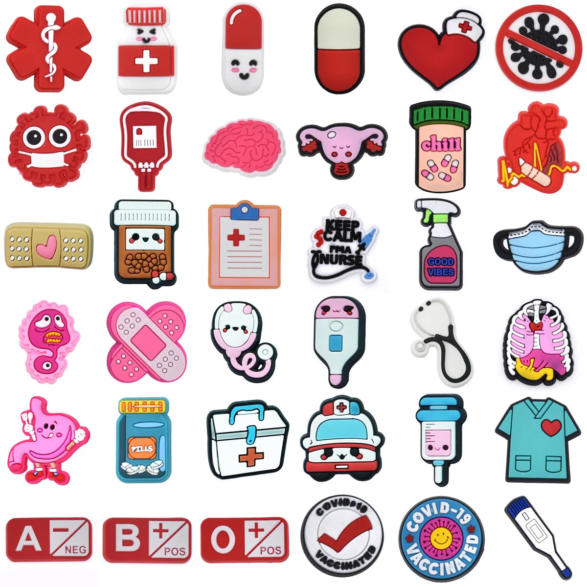 classical medical PVC shoe Charms Slippers Buckle combination Fit Wristbands accessories Decoration Bands gift unisex party
