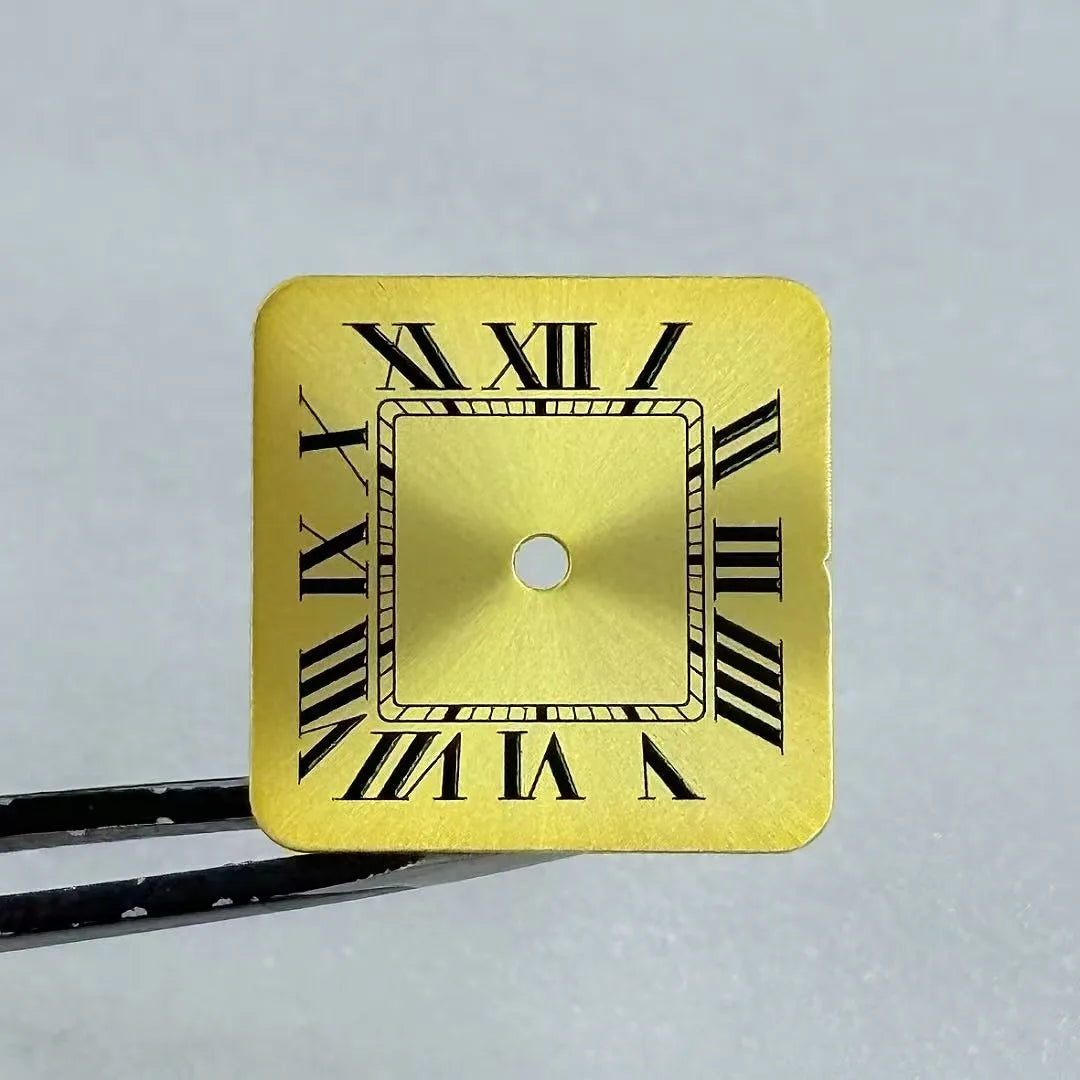 19mm Roman Dial Two Blue Sword Shape Watch Hands Suitable for Y120 Quartz Time module Panther Cartier Movement Case Mod Parts