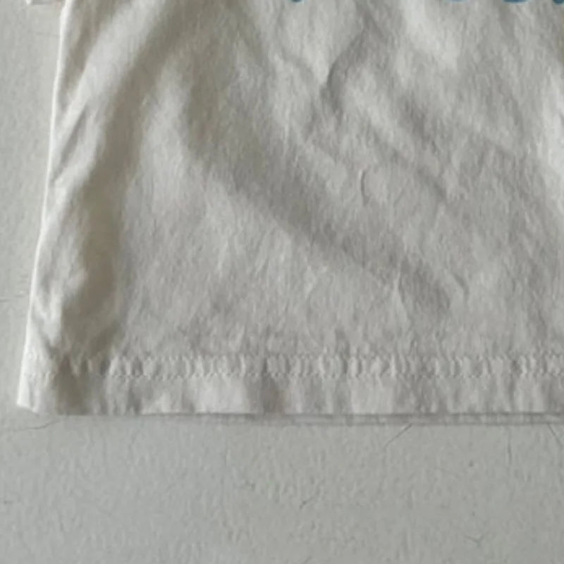 Summer Korean Style Kids T-Shirt Letter Print Cotton Short Sleeve Children Top Solid Color Thin Soft Clothes for Boys Girls