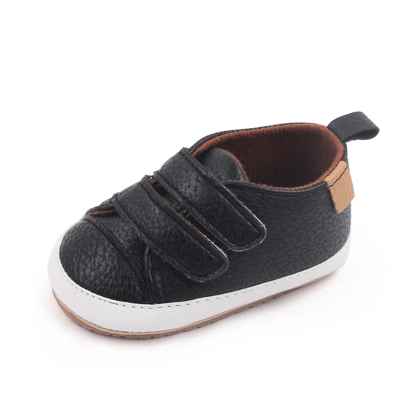 Baby Casual Sneaker Spring and Autumn Soft PU and TPR Sole Anti-slip High Quality Hot Selling 2023 New Fashion for Toddler 0-12M