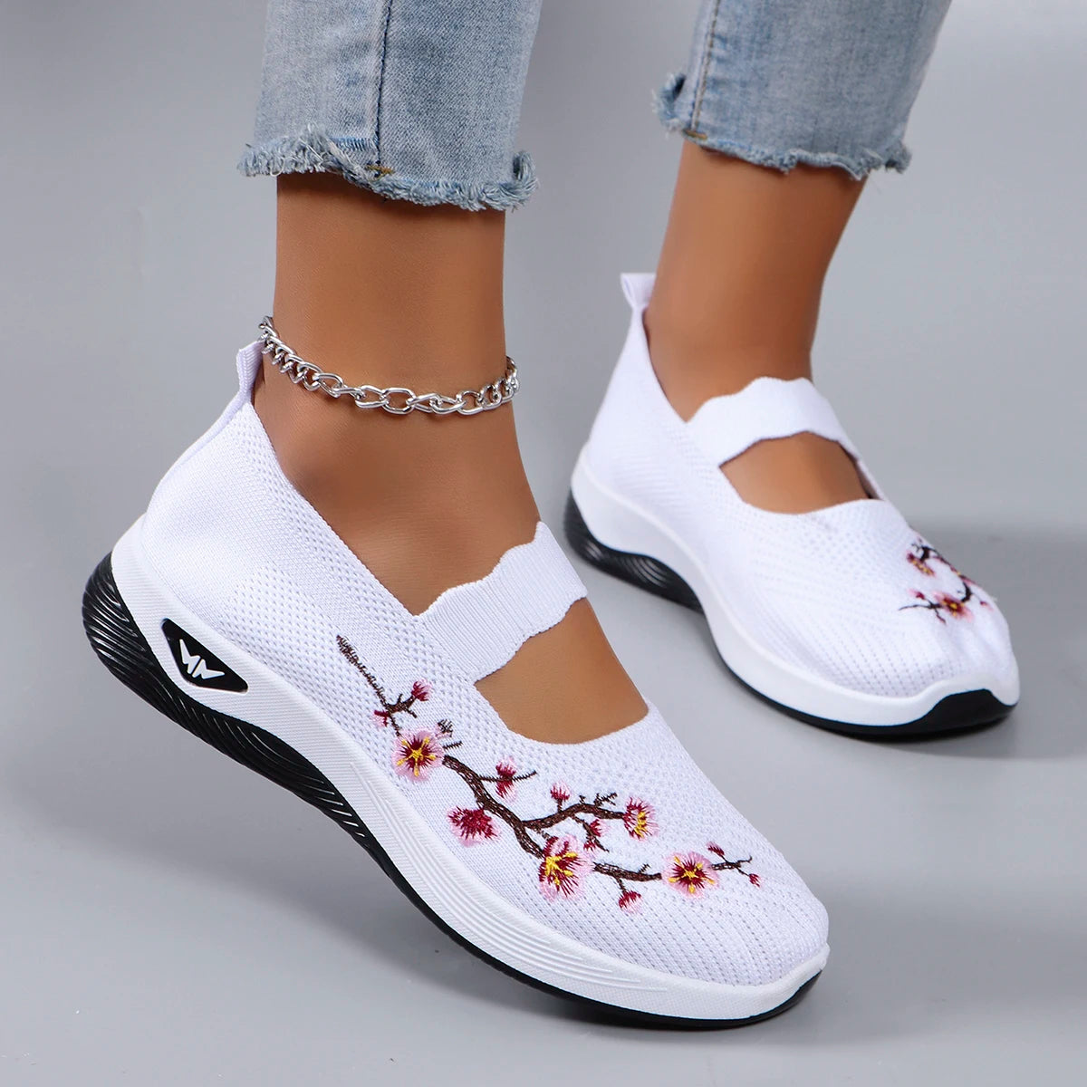 Women's summer breathable mesh flat shoes women's shoes casual sports shoes, clearance free shipping