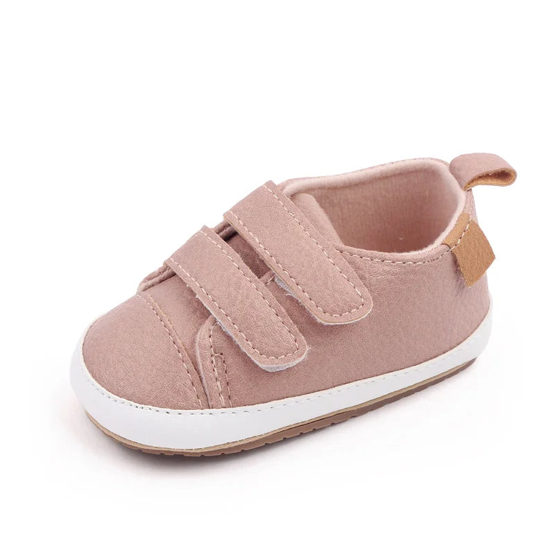 Baby Casual Sneaker Spring and Autumn Soft PU and TPR Sole Anti-slip High Quality Hot Selling 2023 New Fashion for Toddler 0-12M