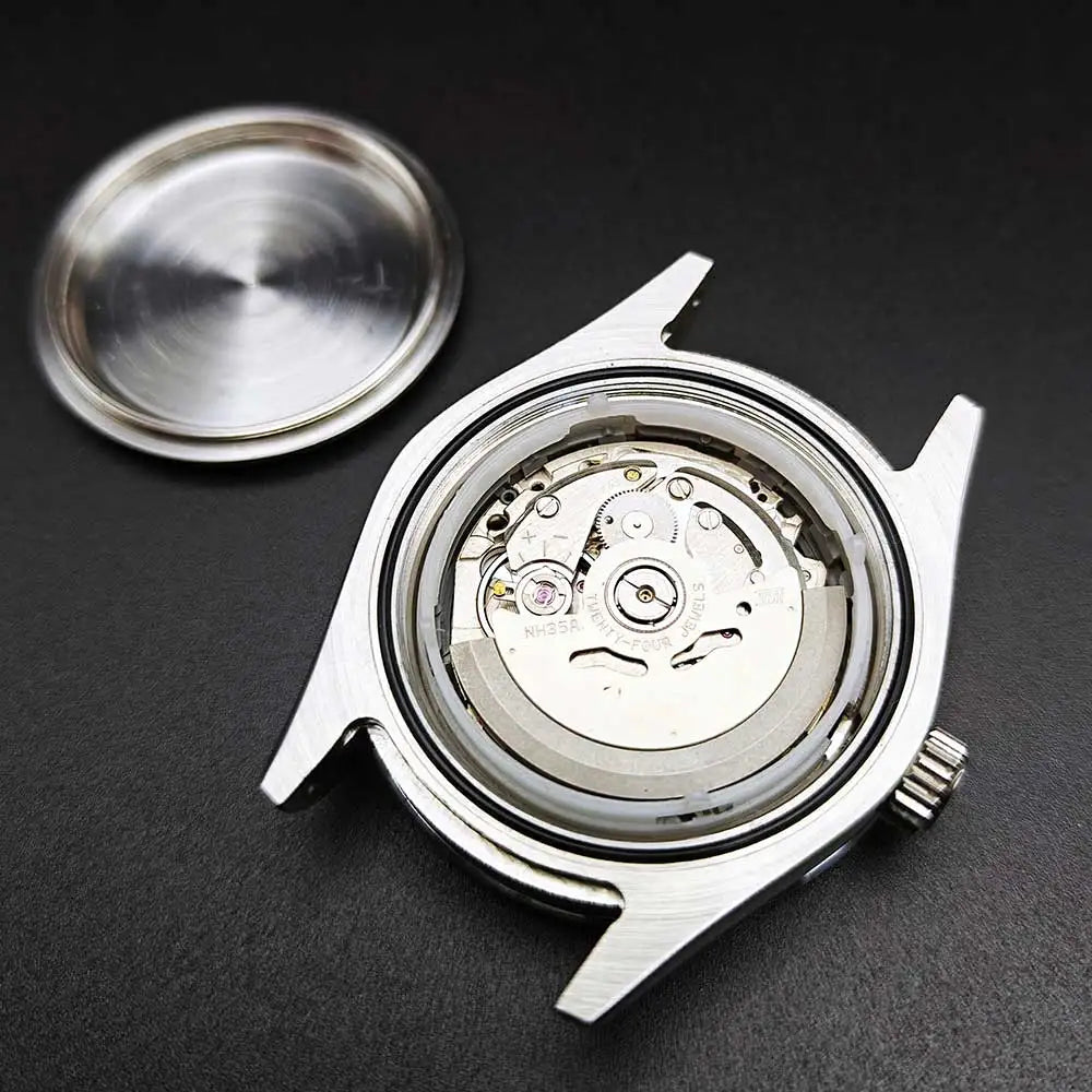 36/39/41mm NH35 36 38 Movement 904L Stainless Steel Constant Motion Case Watch Assembly Replacement Parts Oyster Strap