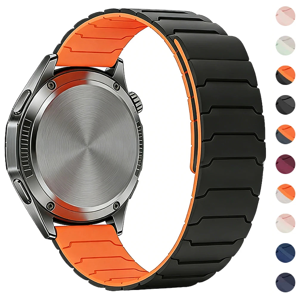 20/22mm Magnetic Band For Xiaomi Watch 2 Pro/Color 2/Mi Watch S1 S4 Sport Strap For Amazfit Bip 6 5/BALANCE 2 Silicone Bracelet