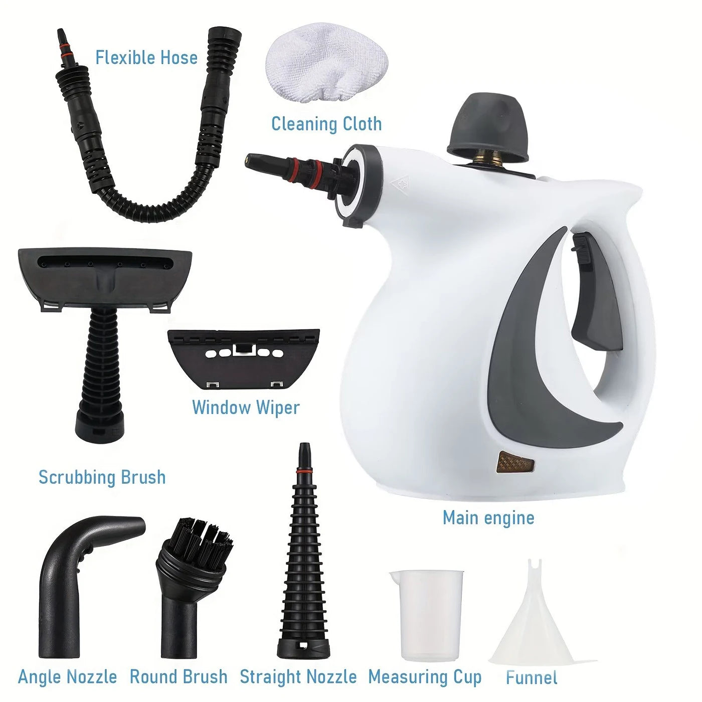 Portable Handheld Steam Cleaner Multifunctional Kitchen Range Hood Grease Remover Cleaning Machine Bathroom Cleaner for Car