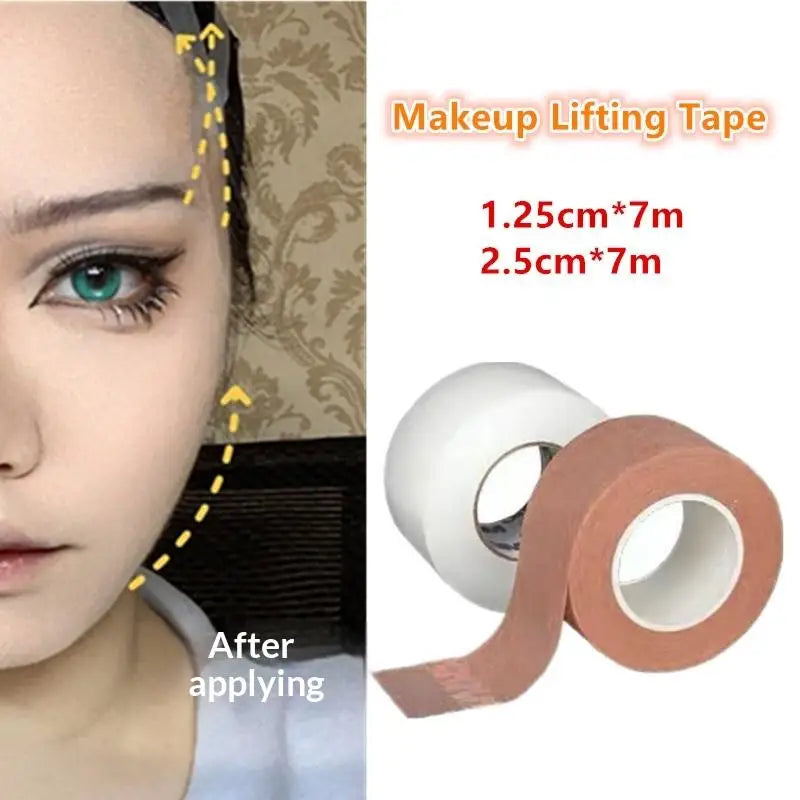 New PE/Non-woven Fabric Facial Tape Breathable Professional Cosplay Makeup Tape Transparent Lift  Double Eyelid Tape Makeup