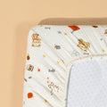 1 Pcs Baby Crib Sheets for Boys Girls Fitted Crib Sheet  for Standard Crib and Toddler Mattress Super Soft Microfiber Baby Sheet