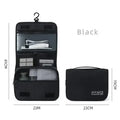 Waterproof Oxford Hanging Travel Toiletry Bag, Portable Cosmetic Makeup Organizer for Men Women