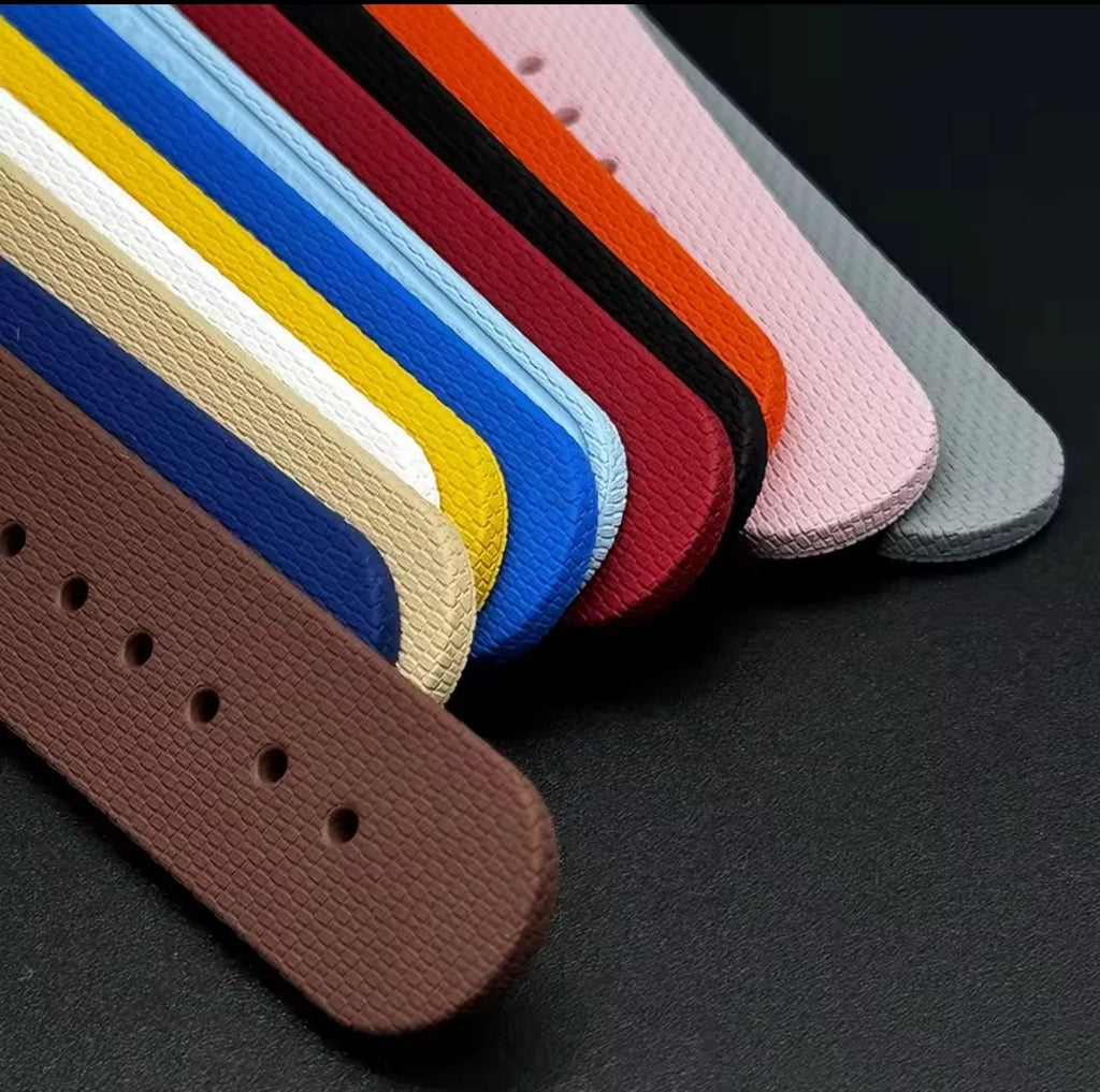 Watch Straps For Women 20mm For Omega MoonSwatch Speedmaster Cartier FKM Rubber Watch Strap Quick Release Universal Watch Bands