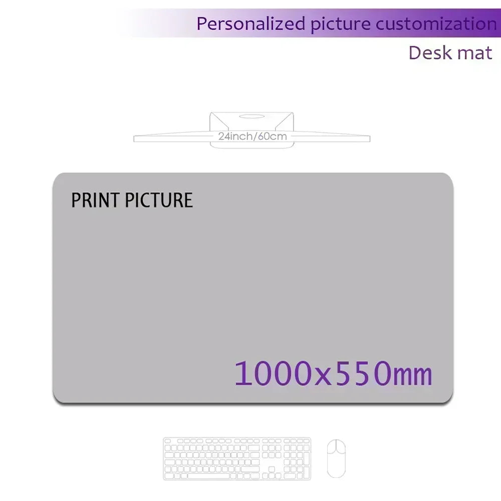 Custom Playmat 60x35cm Mousepad Custom Image Tabletop Gaming Deskmat Playmat Custom Game Mat Printing HD,Rubber Mouse Pad Xxl