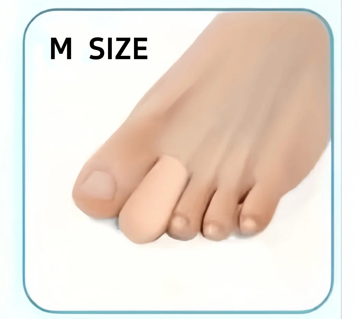 2 Breathable Silicone Toe Caps, Specifically Designed for Big Toes - Reduces Calluses and Blisters, Durable and Comfortable, Suitable for Walking, Toe-Friendly, Comfortable Fit, Slip-On Design