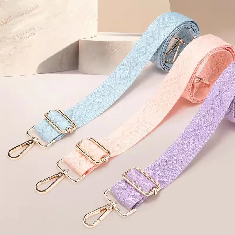 3.8cm Wide Jacquard Bag Strap Adjustable Replacement Crossbody Shoulder Strap for Handbags