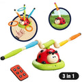 Kids Sports Toy 5/3/2 In1 Skipping Rope Toss Rings Game Stomping Launch Launcher Jumping Indoor Outdoor Sensory Training