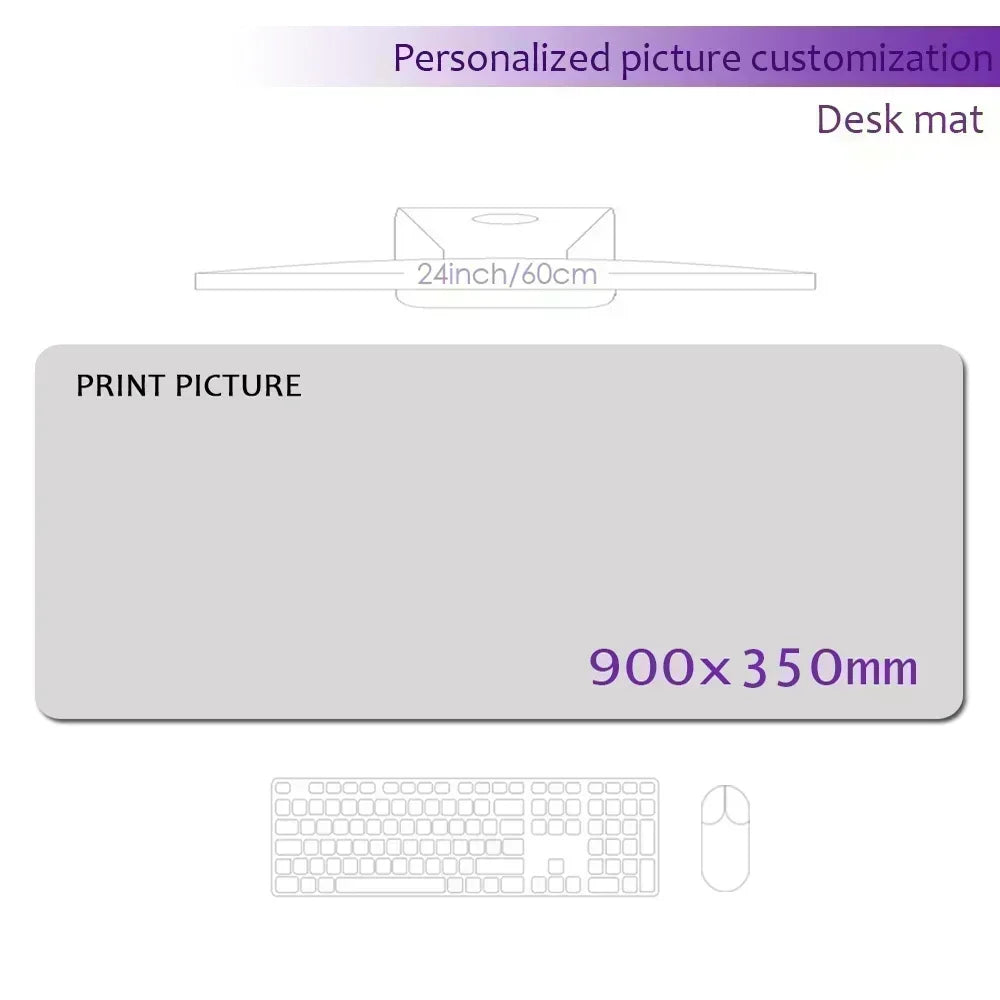Custom Playmat 60x35cm Mousepad Custom Image Tabletop Gaming Deskmat Playmat Custom Game Mat Printing HD,Rubber Mouse Pad Xxl