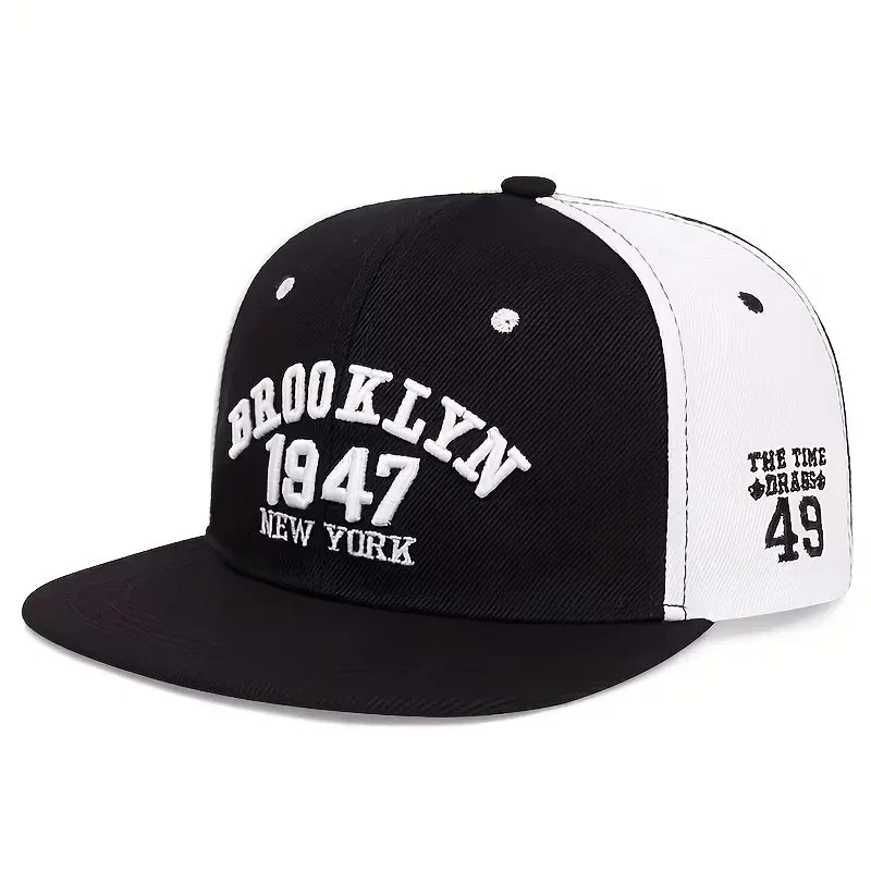 Unisex BROOKLYN Embroidery Hip-hop Hats Spring Autumn Outdoor Adjustable Sports Casual Baseball Caps Sunscreen Hat Sports Cap