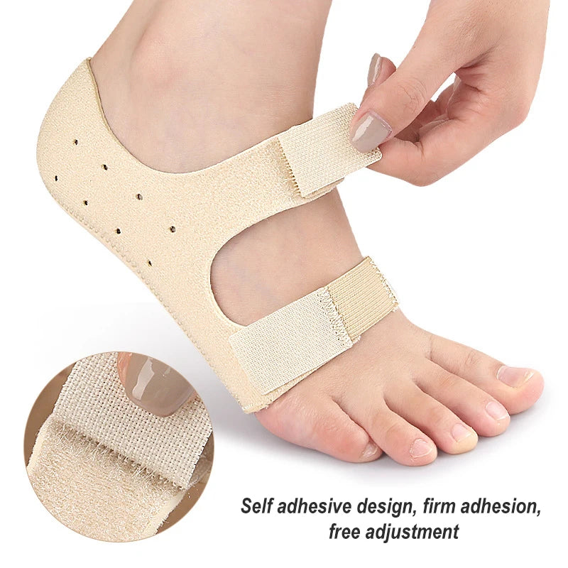 1Pair Relief Plantar Fasciitis Heel Protectors Shockproof  Achilles Tendonitis Heel Support Cushion Adjustable Heel Inserts Pads