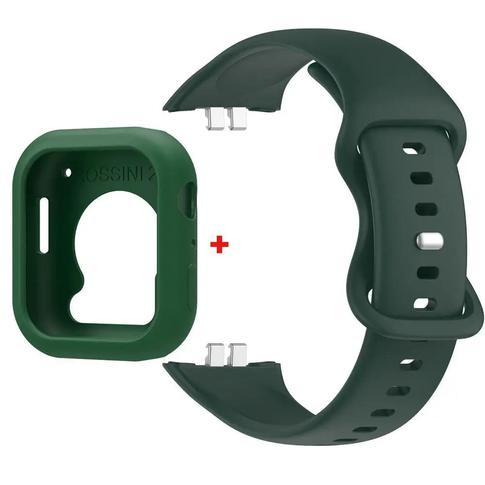 Silicone Watchband Strap+Case for Huawei Honor Choice ROSSINI 2i Smartwatch Bracelet & Case Film Replacement Wrist Band Correa