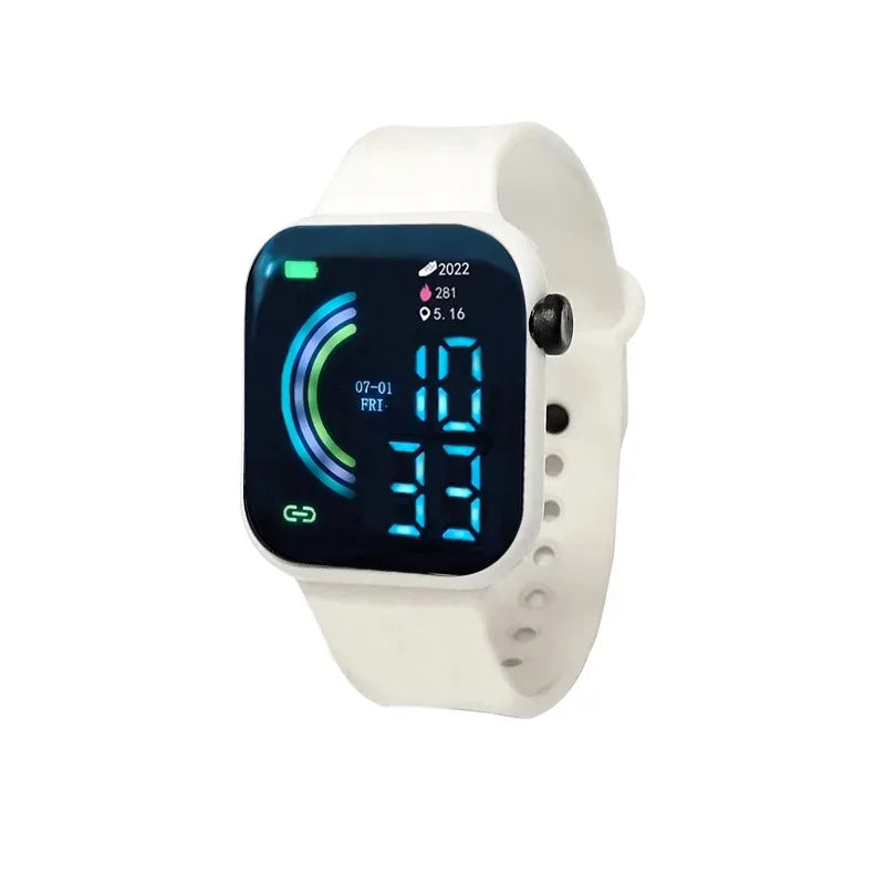 Child Watch Ultra Light LED Digital Watch for Kids Boy Girl Sports Silicone Wristband Electronic Clock Relogio Infantil