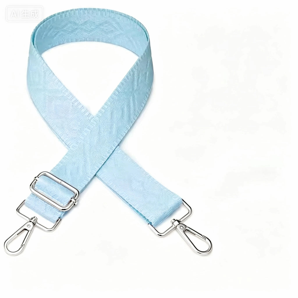 3.8cm Wide Jacquard Bag Strap Adjustable Replacement Crossbody Shoulder Strap for Handbags