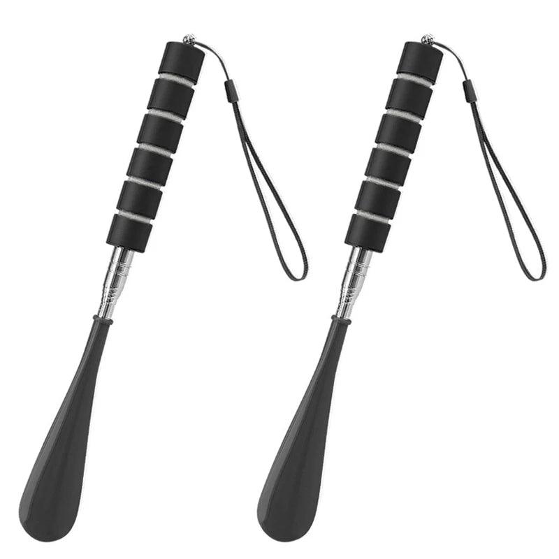 1Pcs/2Pcs New Stretchable Long Shoe Horns 30cm-71cm Metal Shoehorn Pregnant Woman Elderly Shoe Spoon Household Shoe Spatula