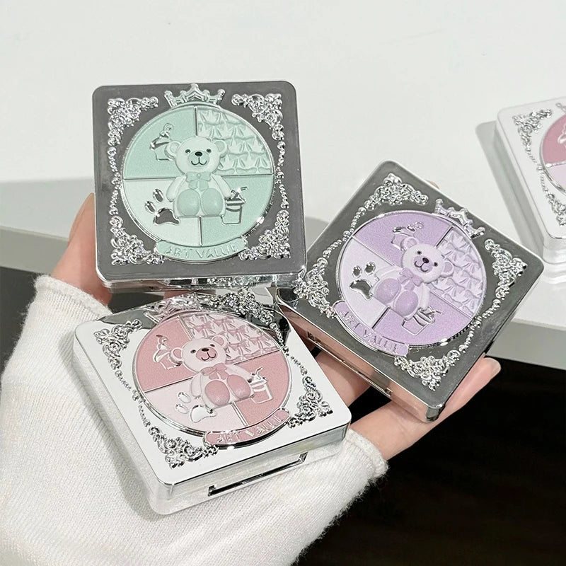 5 Colors Eyeshadow Palette Purple Glitter Pearlescent Matte Eye Shadow Shimmer Makeup Long Lasting Women Beauty Eye Cosmetics