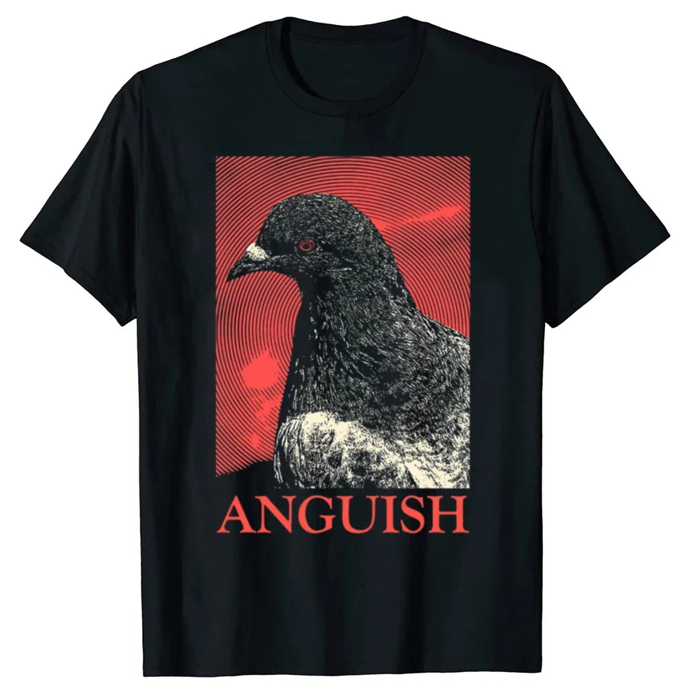 Pigeon Pigeoff Bird Birdwatcher Birdwatching T-shirt Cute Funny Graphic T-shirt Men Tshirt Cotton Loose Oversized T Shirt