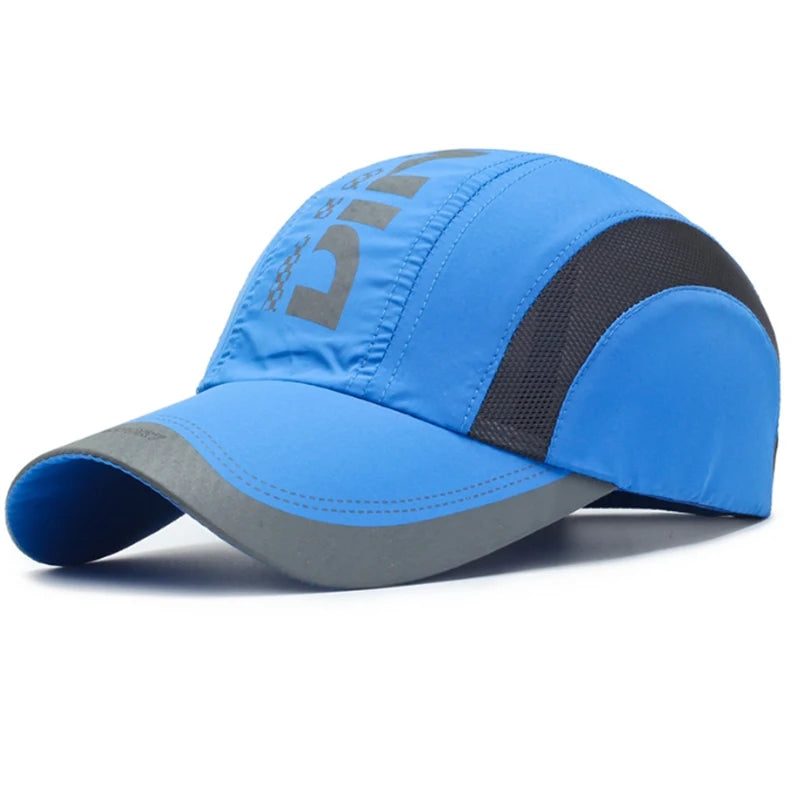 New Summer Hat Quick-Drying Cap Fashion Spring Baseball Cap Outdoor Sports Cap Breathable Mesh Hat Visor Hat Mens Cap