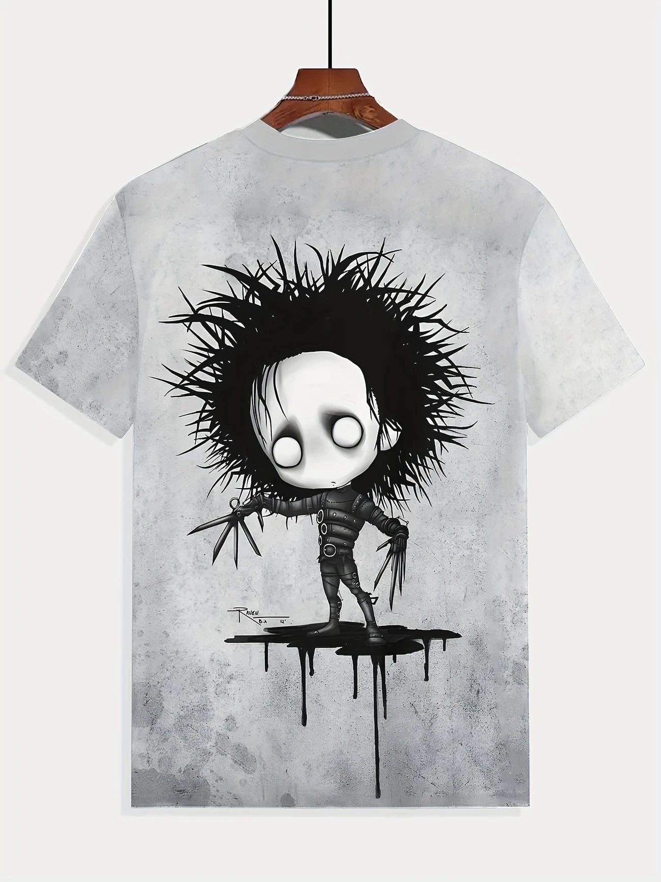 New Summer Men's T-shirt Funny Printed Pattern Short Sleeve Summer Outdoor Fashion Round Neck Tops Men's Clothing Abstract Art
