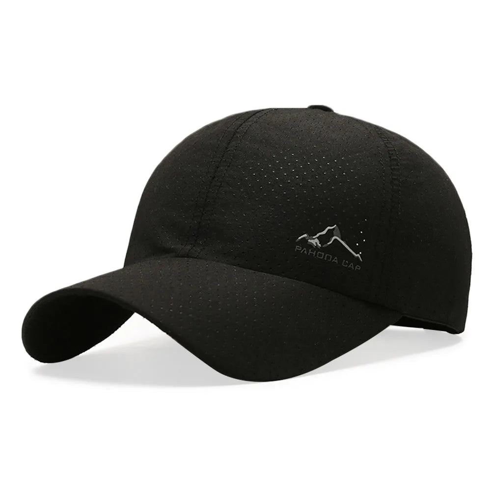 Casual Quick Dry Summer Baseball Cap Breathable UV Protection Sun Hats Adjustable Sports Cap Men Women