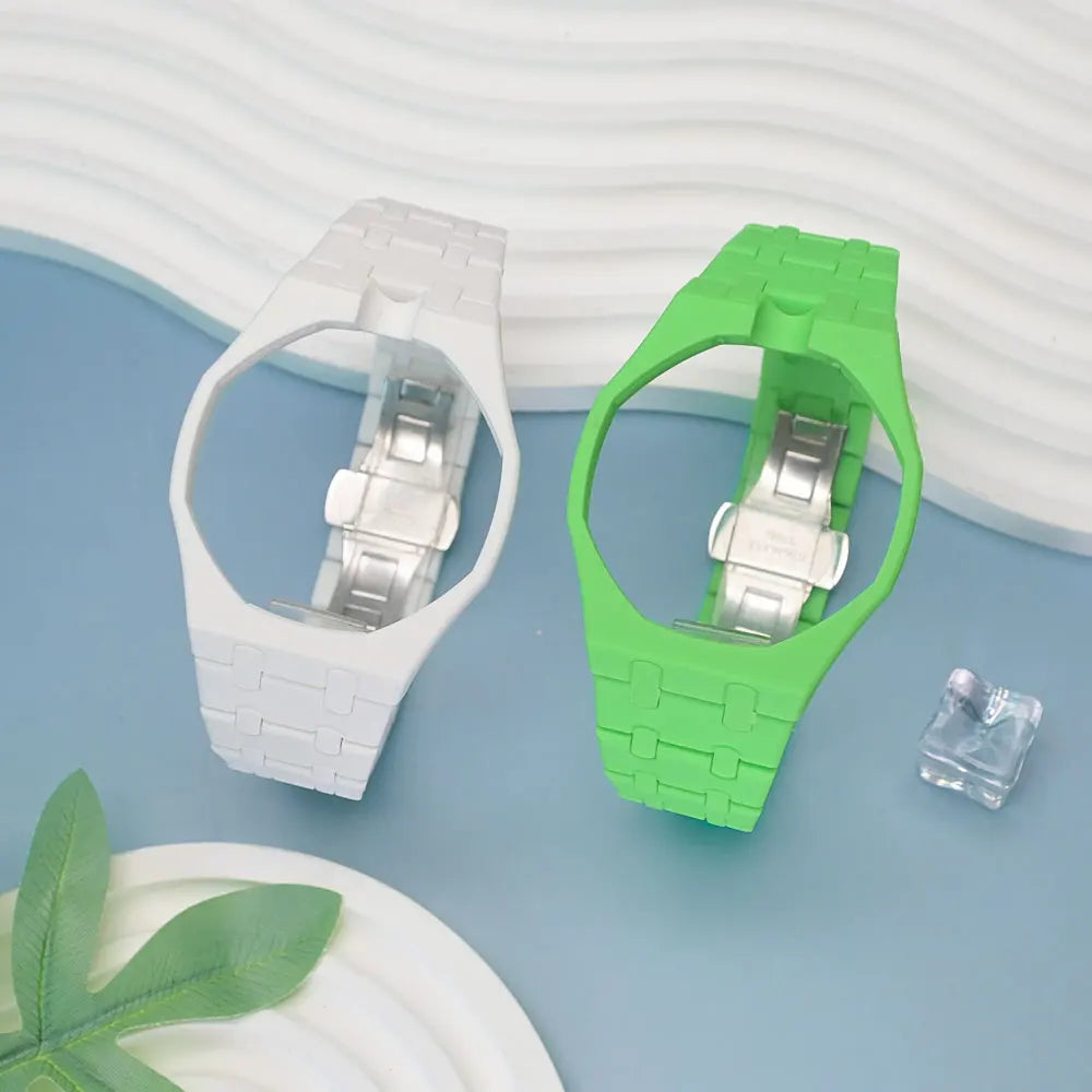 Luxury Modification Kit for Swatch X AP Royal POP Plastic Ceramics Watch Case Strap Pocket Changer To Wristwatch