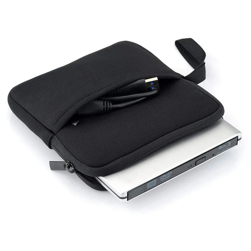 Computer External CD DVD Drive Storage  Protective Carrying Case Hard Drive Neoprene Sleeve Carrying Bag CD player portable bag
