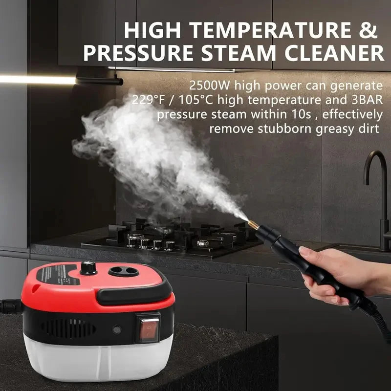 EU Plug 1500W 220V,US Plug 2500W 110V.Car washer,High-temperature steam cleaner, jet cleaner, kitchen range hood，Christmas gifts