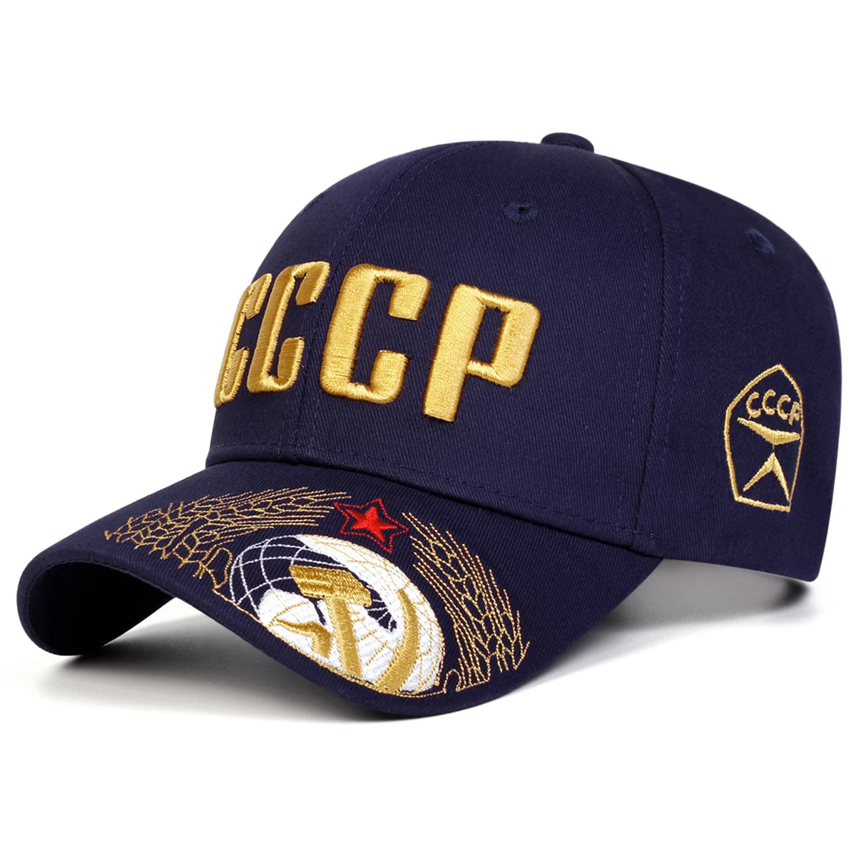 Unisex CCCP Letter Embroidery Baseball Caps Spring and Autumn Outdoor Adjustable Casual Hats Sunscreen Hat Sports Cap